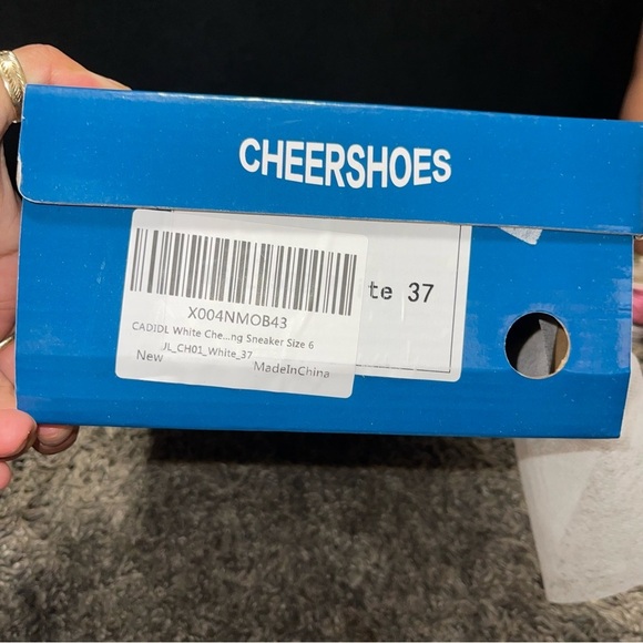 CADIDL Cheer Shoes for Women White Cheerleading Athletic Dance Shoes Sz 37 (6) - Picture 7 of 8
